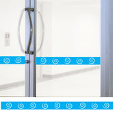 Glass door safety stickers , Door strips, Window film home or office Etched film